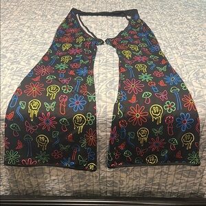 iHeartRaves Black Multicolor Festival chaps